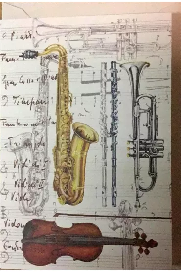 Tassotti Karnet B6 + koperta 5648 Instrumenty