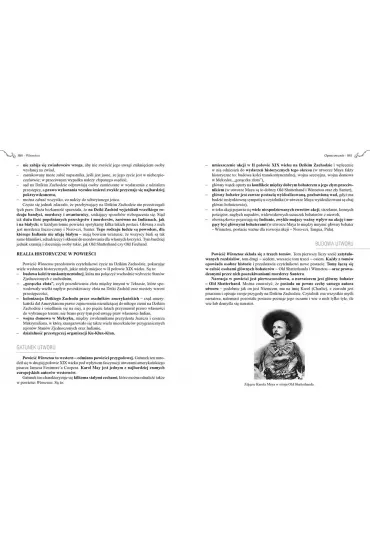 Winnetou lektura z opracowaniem - Karol May