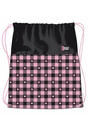 St. Majewski Worek na obuwie Pink Checkered
