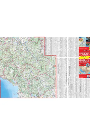 Chorwacja mapa samochodowa 1:650 000 papier 2019