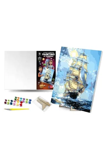 Qbee Malowanie po numerach - Wielkie �agle 30x40cm