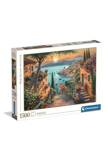 Puzzle 1500 el. HQ Steps To The Harbor Clementoni