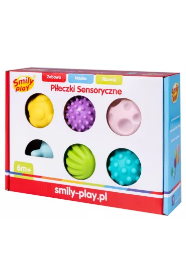 Pi�eczki sensoryczne SP83399 AN01 Smily Play