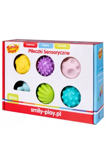 Pi�eczki sensoryczne SP83399 AN01 Smily Play