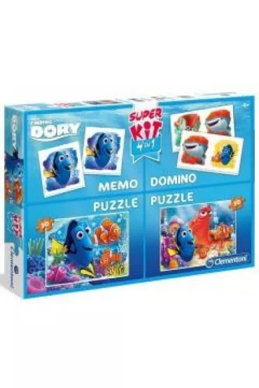 Puzzle Superkit 2x30 el. + Memo + Domino - Finding Dory Clementoni