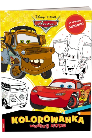 DISNEY/PIXAR Auta. Kolorowanka wed�ug kodu