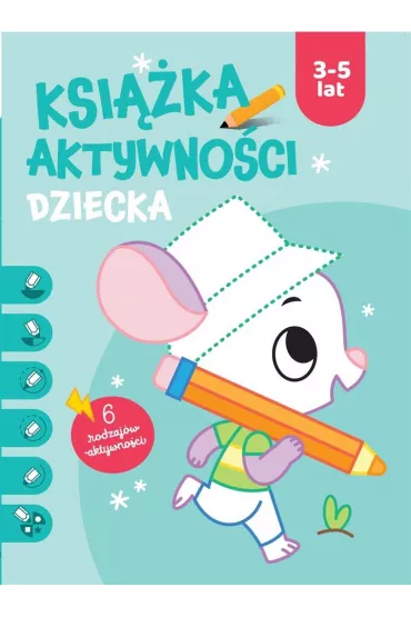 Ksi��ka aktywno�ci dziecka 3-5 lat. Niebieska