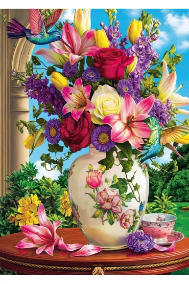 Puzzle 1000 PQ Bukiet kwiat�w 114005 Schmidt