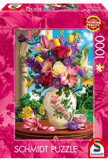 Puzzle 1000 PQ Bukiet kwiat�w 114005 Schmidt
