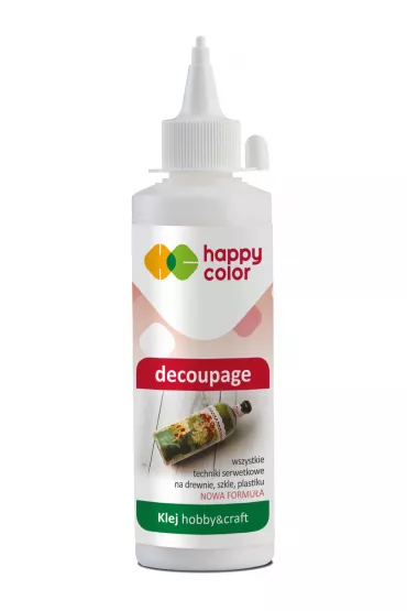Happy Color Klej do decoupage butelka 250g