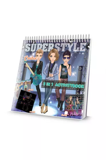 Malowanka kreatywna MS368 Designer book 3w1 Activitybook