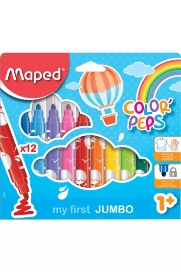 Maped Flamastry My first Jumbo Colorpeps 12 szt.