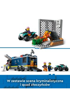 LEGO City Policyjna ciężarówka z laboratorium kryminalnym 60418