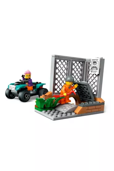 LEGO City Policyjna ciarwka z laboratorium kryminalnym 60418