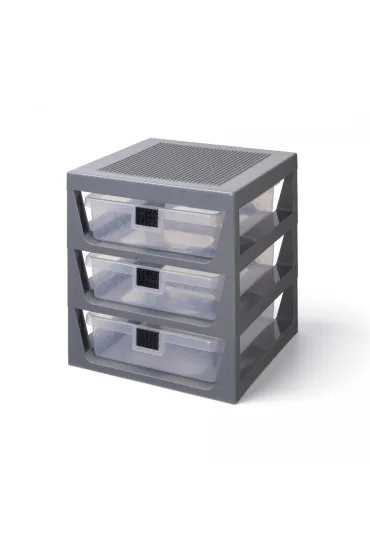 Rega� LEGO z szufladami Szary