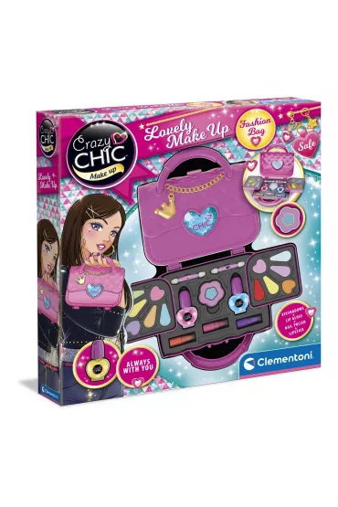 Zestaw Torebka Lovely make up Crazy chic 18641 Clementoni