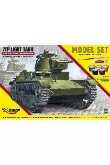 Zestaw modelarski - Czo�g lekki 7TP (jednowie�owy) Mirage Hobby