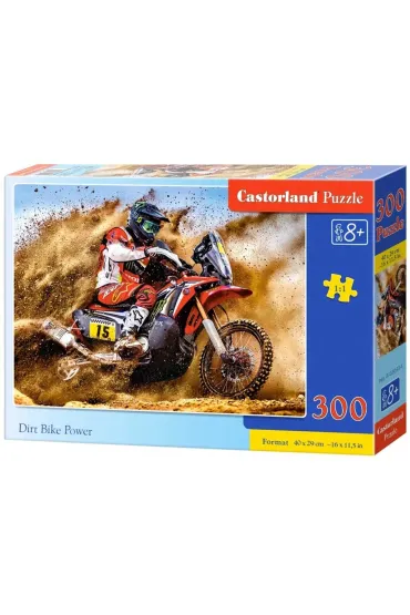 Puzzle 300 el. Dirt Bike Power Castorland
