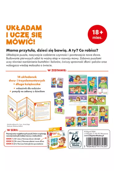 Pierwsze puzzle. W domu. Kapitan Nauka Edgard - Anna Zaj�c
