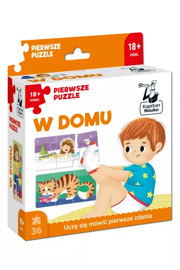Pierwsze puzzle. W domu. Kapitan Nauka Edgard - Anna Zaj�c