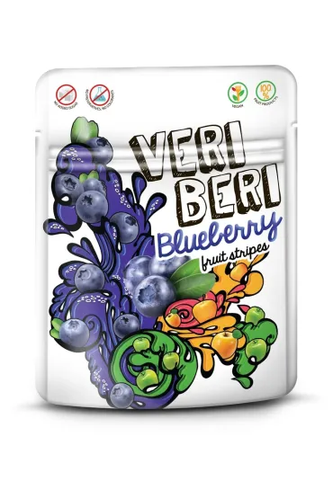 Veri Beri �elki jagodowe paski owocowe 50 g
