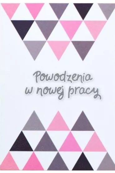 Trend Kartka Powodzenia w nowej pracy V04