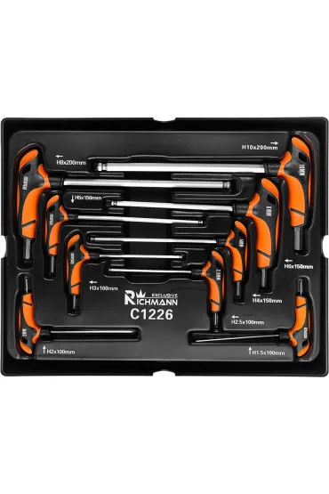 Zestaw kluczy trzpieniowych imbusowych z kulk� 1,5-10mm Corona C1226