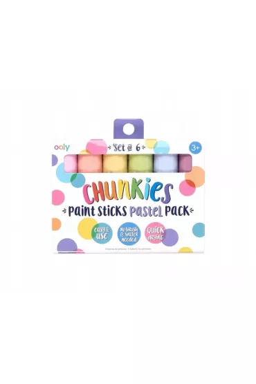 Ooly Farba w kredce Chunkies Paint Sticks Pastel 6 szt.