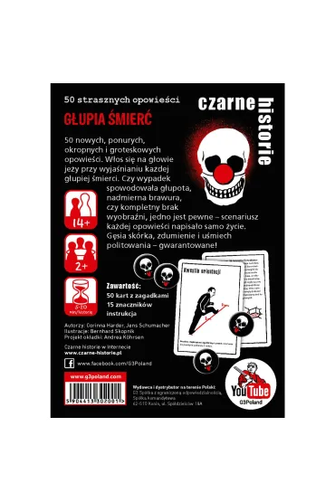Czarne historie - G�upia �mier� (nowa edycja) G3 - Corinna Harder, Jens Schumacher