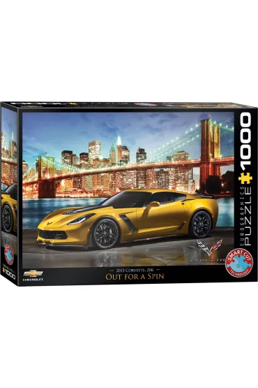 Puzzle 1000 el. Corvette Z06 Eurographics