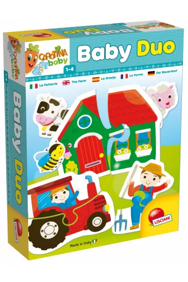 Puzzle Carotina Baby. Baby Duo Farm Lisciani