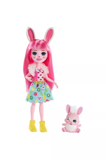 Enchantimals. Bree Bunny Lalka Kr�liczek + figurka Twist FXM73
