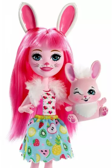 Enchantimals. Bree Bunny Lalka Kr�liczek + figurka Twist FXM73
