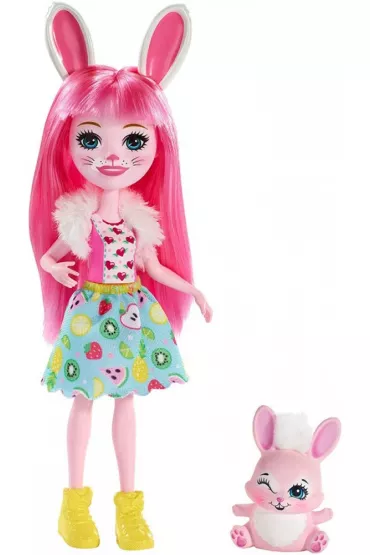 Enchantimals. Bree Bunny Lalka Kr�liczek + figurka Twist FXM73