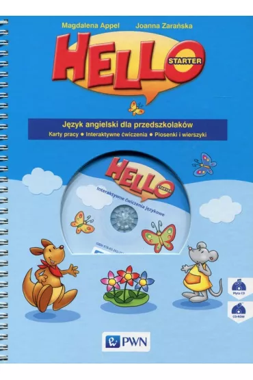 Hello! Starter J�zyk angielski dla przedszkolak�w Karty pracy - Joanna Zara�ska-Jackowska, Magdalena Appel