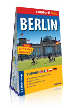 comfort!map Plan miasta Berlin 1:20 000