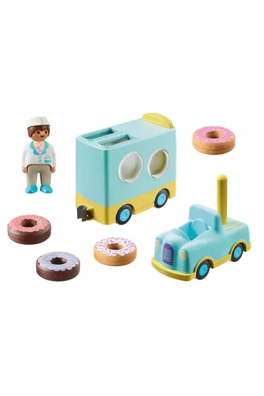 Szalony Donut Truck z funkcj ukadania i sortowania 71325