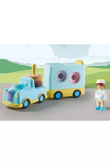 Szalony Donut Truck z funkcj ukadania i sortowania 71325