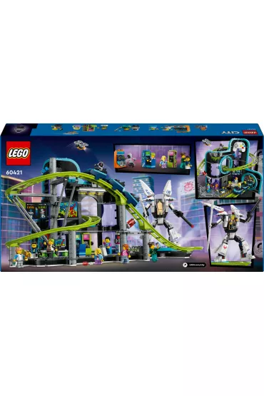 LEGO City Park �wiat Robot�w z rollercoasterem 60421