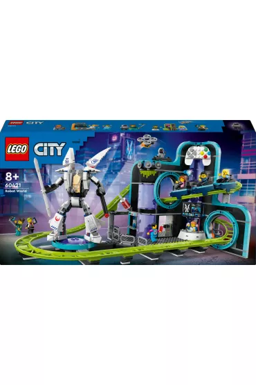 LEGO City Park �wiat Robot�w z rollercoasterem 60421
