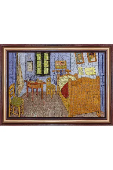 Puzzle Puzzlorama 500 el. Pok�j van Gogha w Arles Trefl