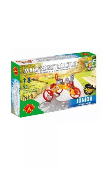 Ma�y konstruktor. Tr�jko�owiec Junior Alexander