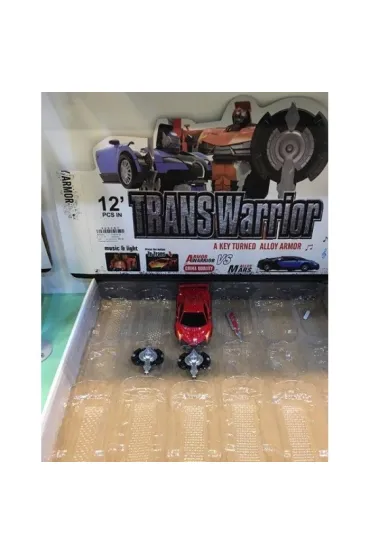 Transformer auto sport metalowy ze �wiat�em i d�wi�kiem Norimpex