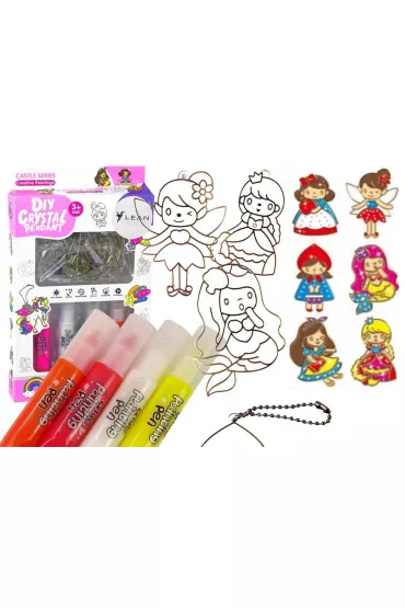 LeanToys Witra�e zawieszki DIY Ksi�niczki