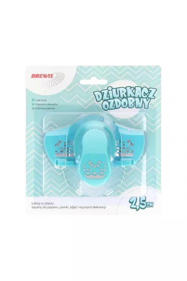 Brewis Dziurkacz ozdobny brzegowy - Falbanka 2,5cm
