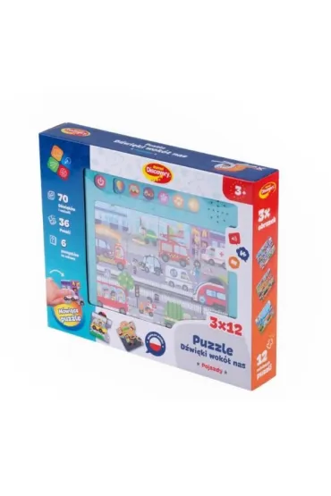 Puzzle d�wi�kowe wok� nas. Pojazdy. Dumel