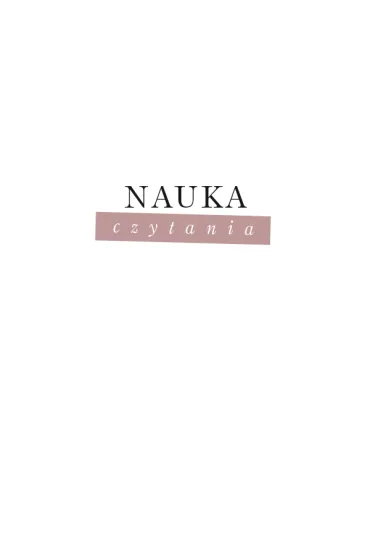Nauka czytania - Agnieszka �ubkowska