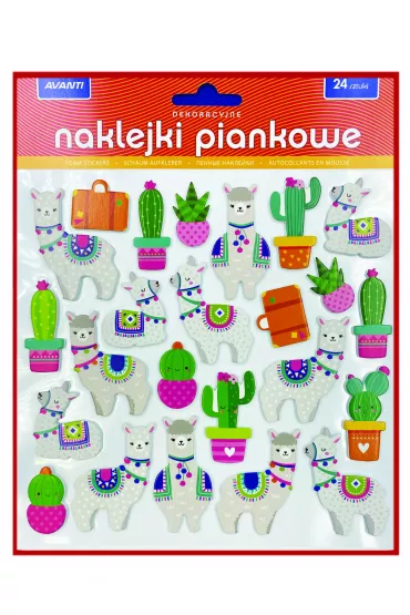 Naklejki piankowe ca�oroczne V3 24 szt.