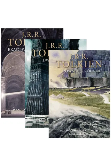 Pakiet W�adca Pier�cieni. Tomy 1-3: Bractwo Pier�cienia, Dwie wie�e, Powr�t kr�la. Wersja ilustrowana - J. R. R. Tolkien