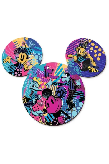 Puzzle drewniane 500 + 5 el. Myszka Mickey Trefl